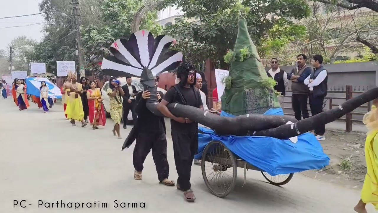 CULTURAL RALLY NALBARI COLLEGE, NALBARI 2025(নলবাৰী কলেজৰ সাংস্কৃতিক শোভাযাত্ৰা) @ পাৰ্থপ্ৰতীম শৰ্মা