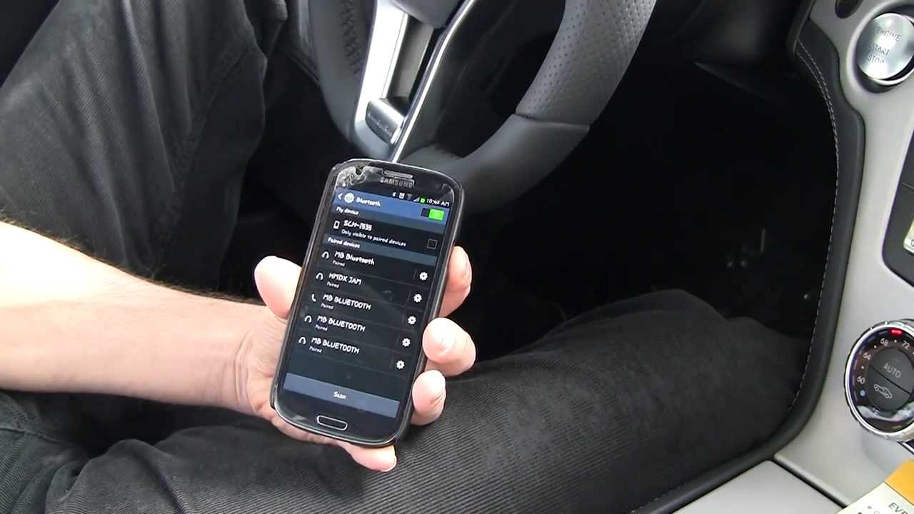 Mercedes Android Phone Setup