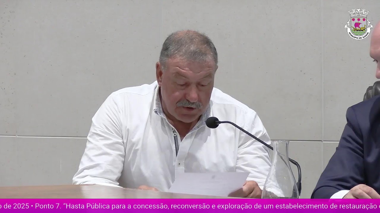 Assembleia Municipal de Ílhavo • 2ª Reunião da Sessão Ordinária de junho de 2025
