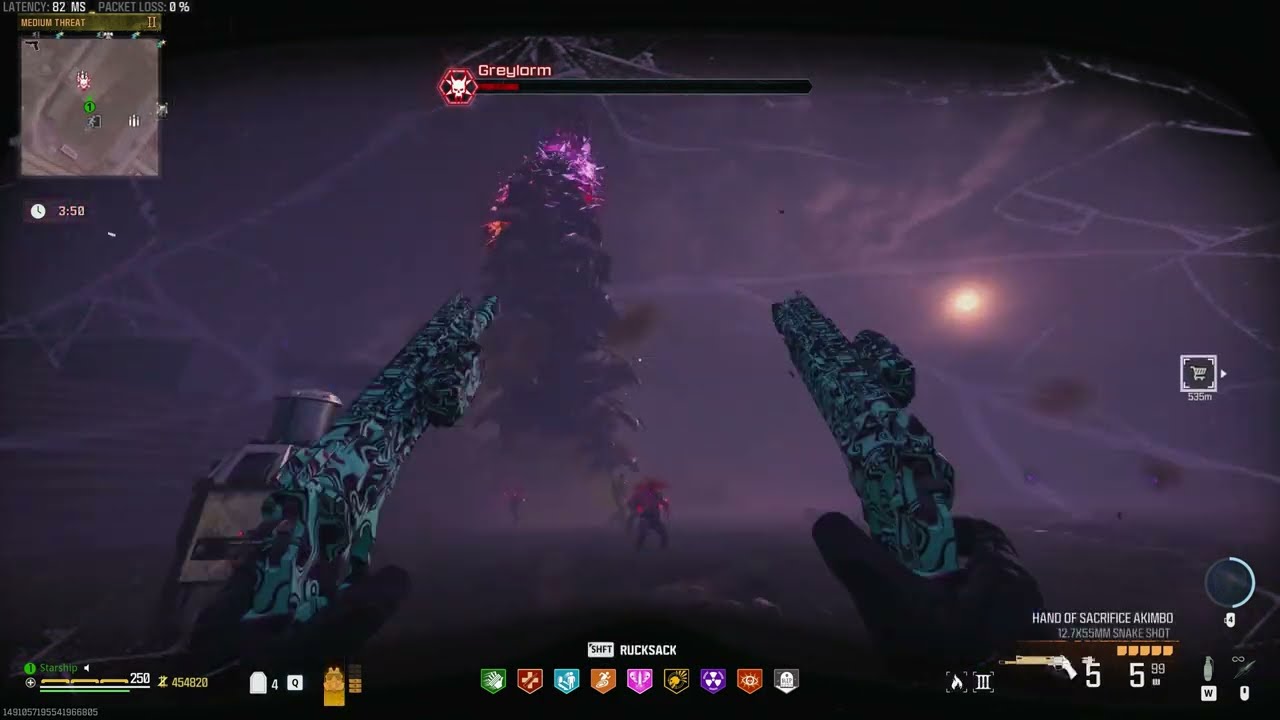 MW3 Zombies Solo Greylorm Red Worm Boss Fight