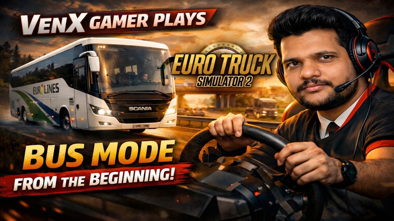 ETS2 Bus Mode 2026 LIVE 🚌 | Starting Fresh Career | Cinematic HDR Gameplay