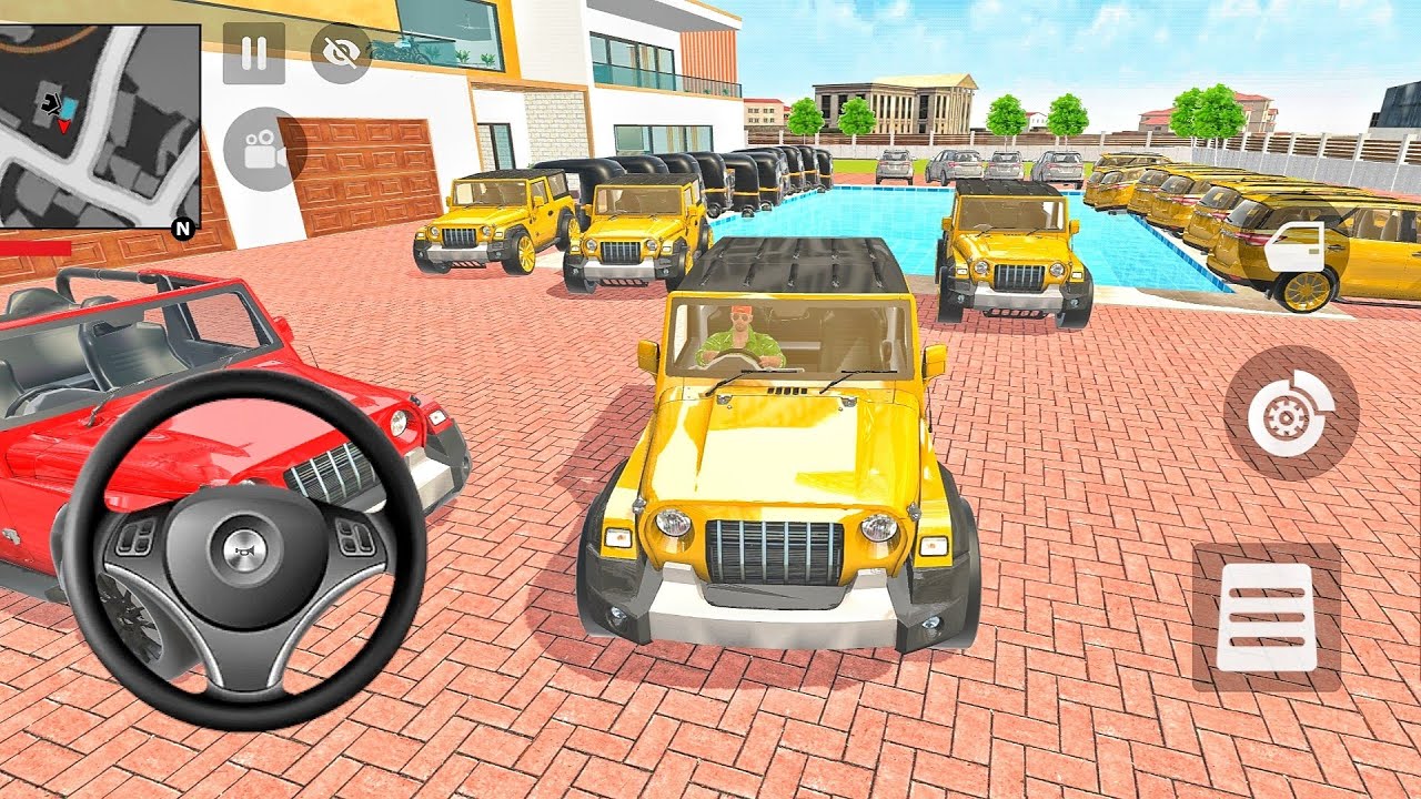 Gadi wala game 2026 best thar car wala game 17 । Indian theft auto simulator 2026