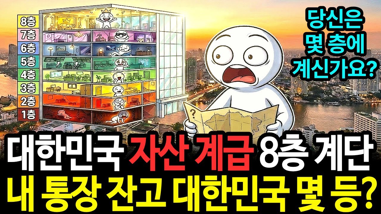 대한민국 자산 계급 8단계, 당신의 노후는 어디쯤 서 있습니까?