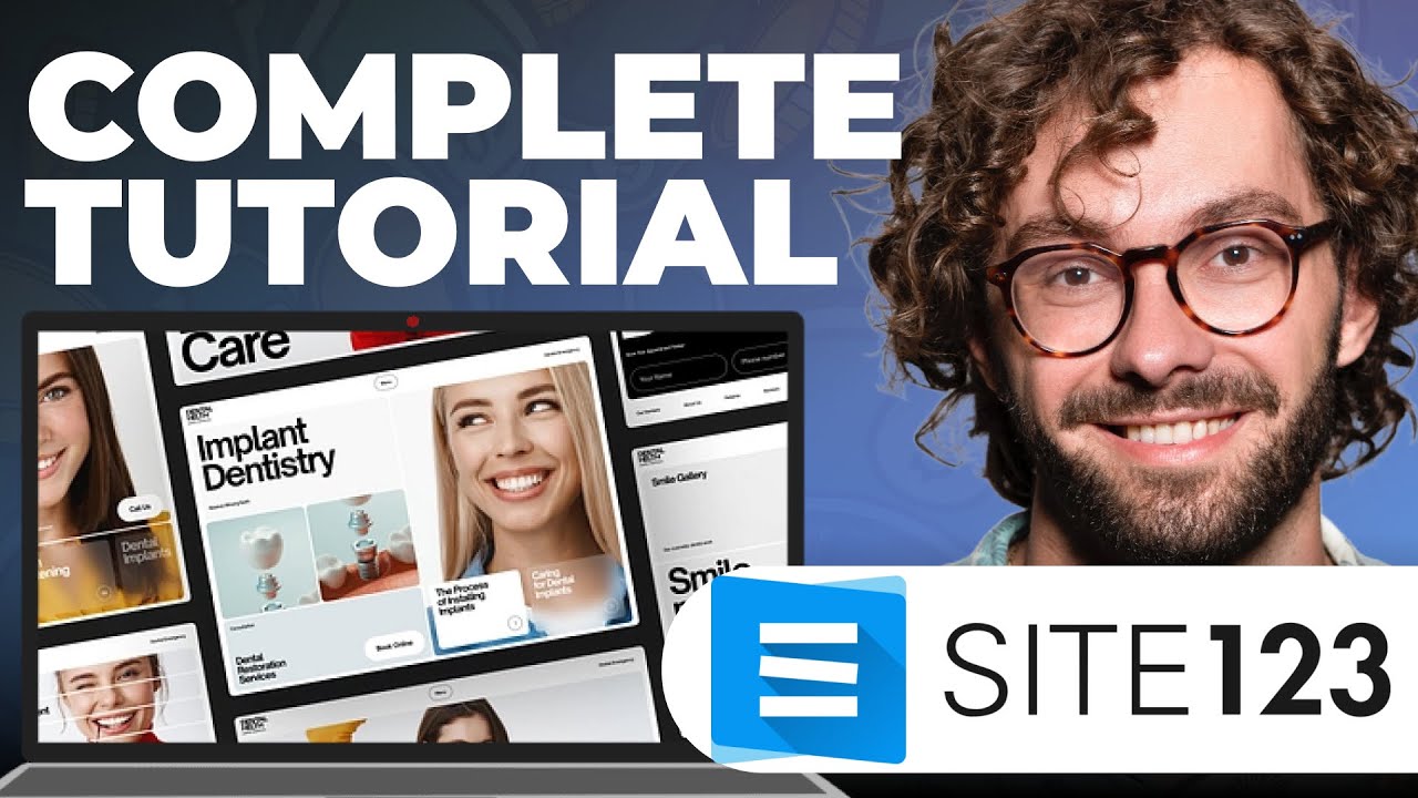 Site123 Website Builder Complete Tutorial for Beginners - Step by Step