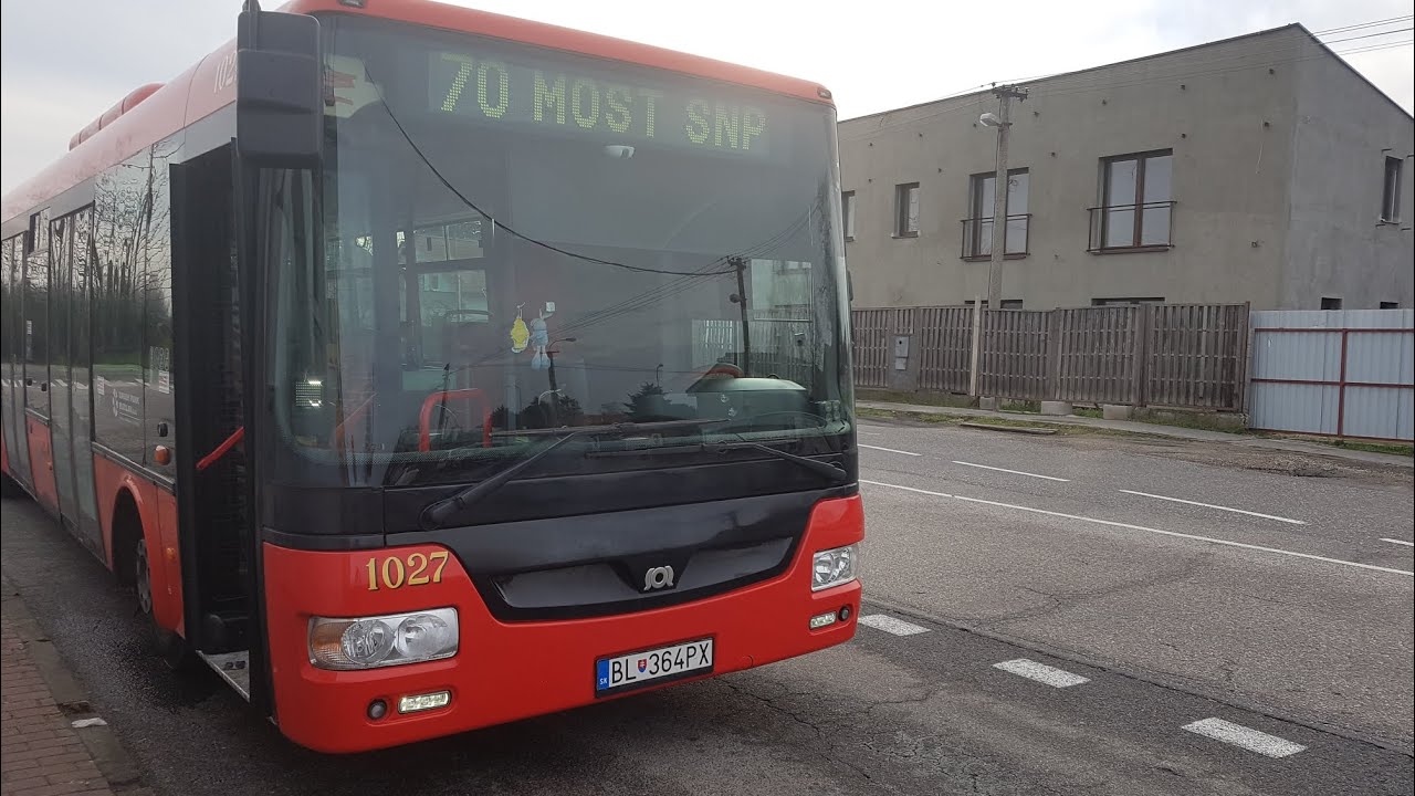 MHD BA LINKA 70 STANICA P. BISKUPICE - MOST SNP