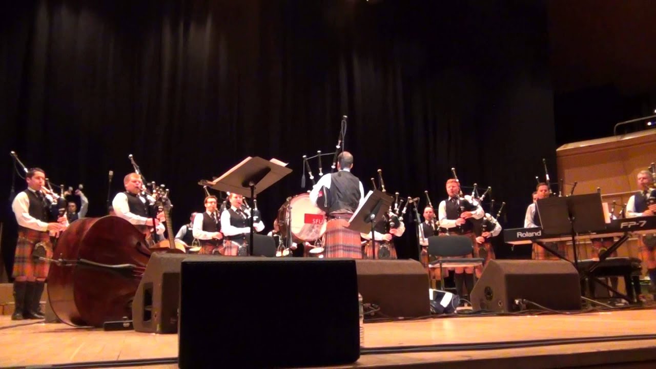 15 John MacKenzie's Fancy Medley - Simon Fraser University Pipe Band at Royal Concert Hall 2015