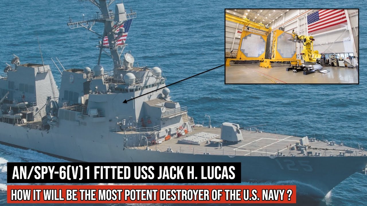 First Flight III Arleigh Burke destroyer #USSJackHLucas received by #USNavy !