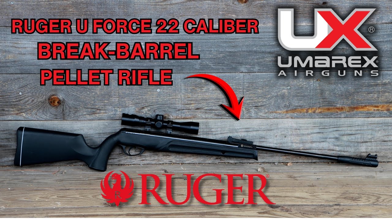 Ruger U-Force 22 Caliber Break-Barrel Pellet Rifle