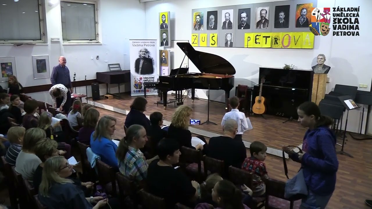 9. 12. 2025 - Třídní koncert na ZUŠ Vadima Petrova