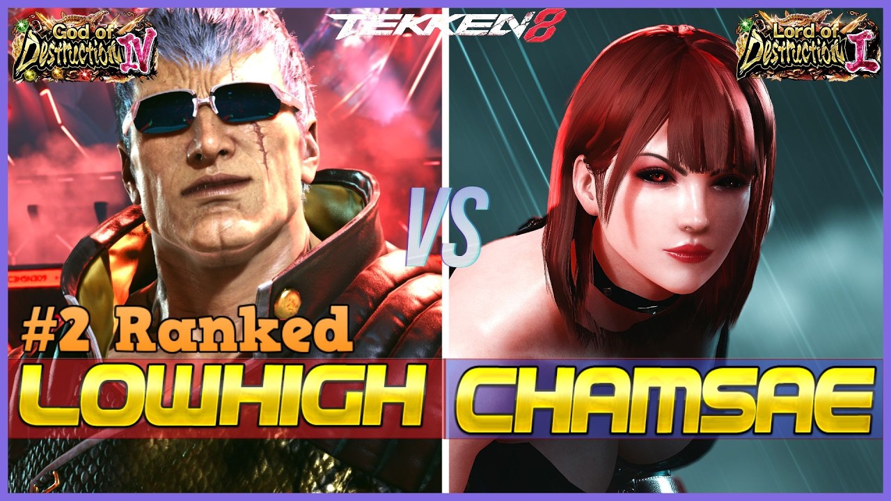T8 ▰ LOWHIGH (#2 Ranked Bryan) Vs CHAMSAE (Anna) ▰ Tekken 8 High Level Gameplay