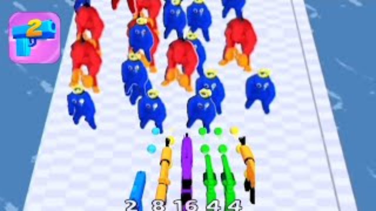 Mobile Games - Merge Gun Run. Viral Tiktok Best Video Games