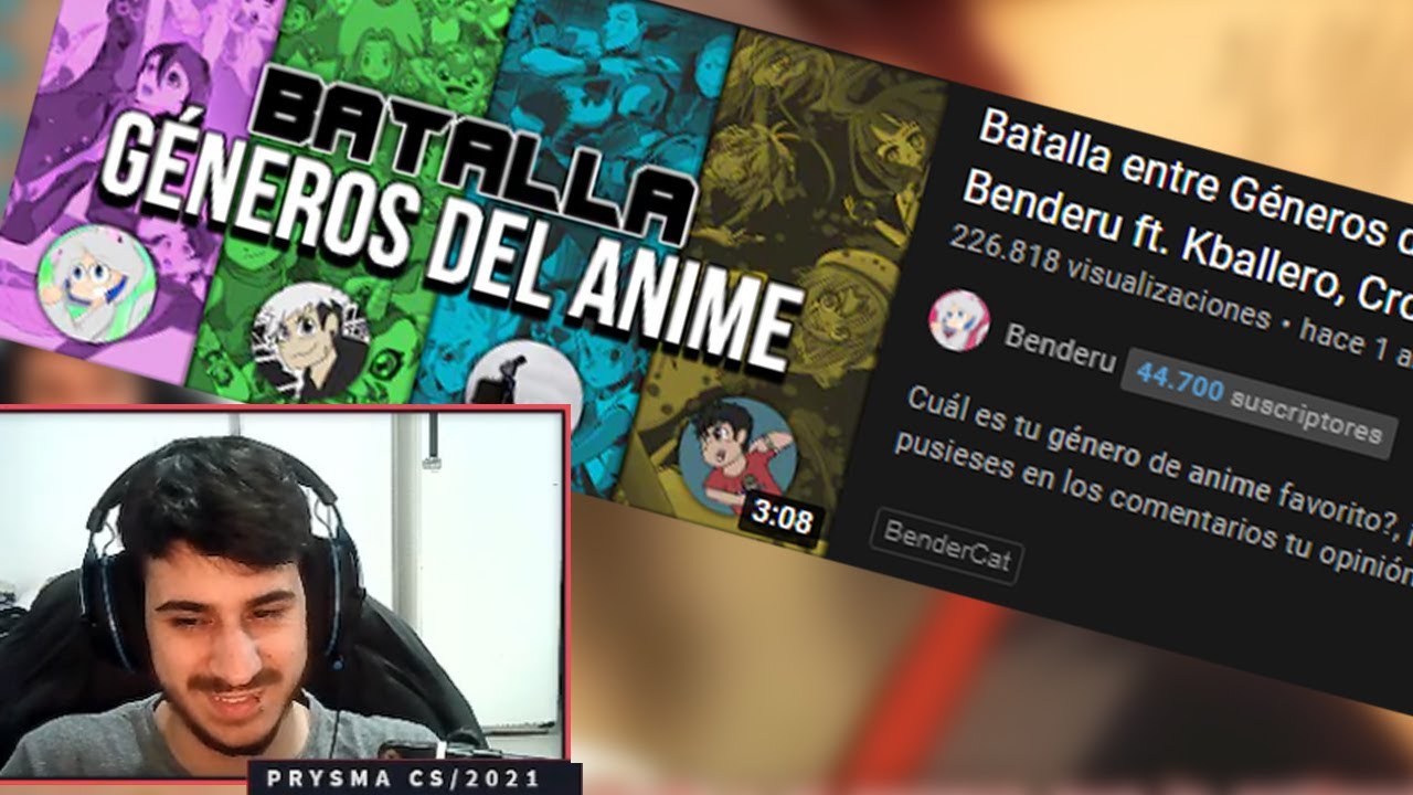 Batalla entre G&eacute;neros del Anime Rap - Benderu ft. Kballero, Crombix y Keyto || REACCION