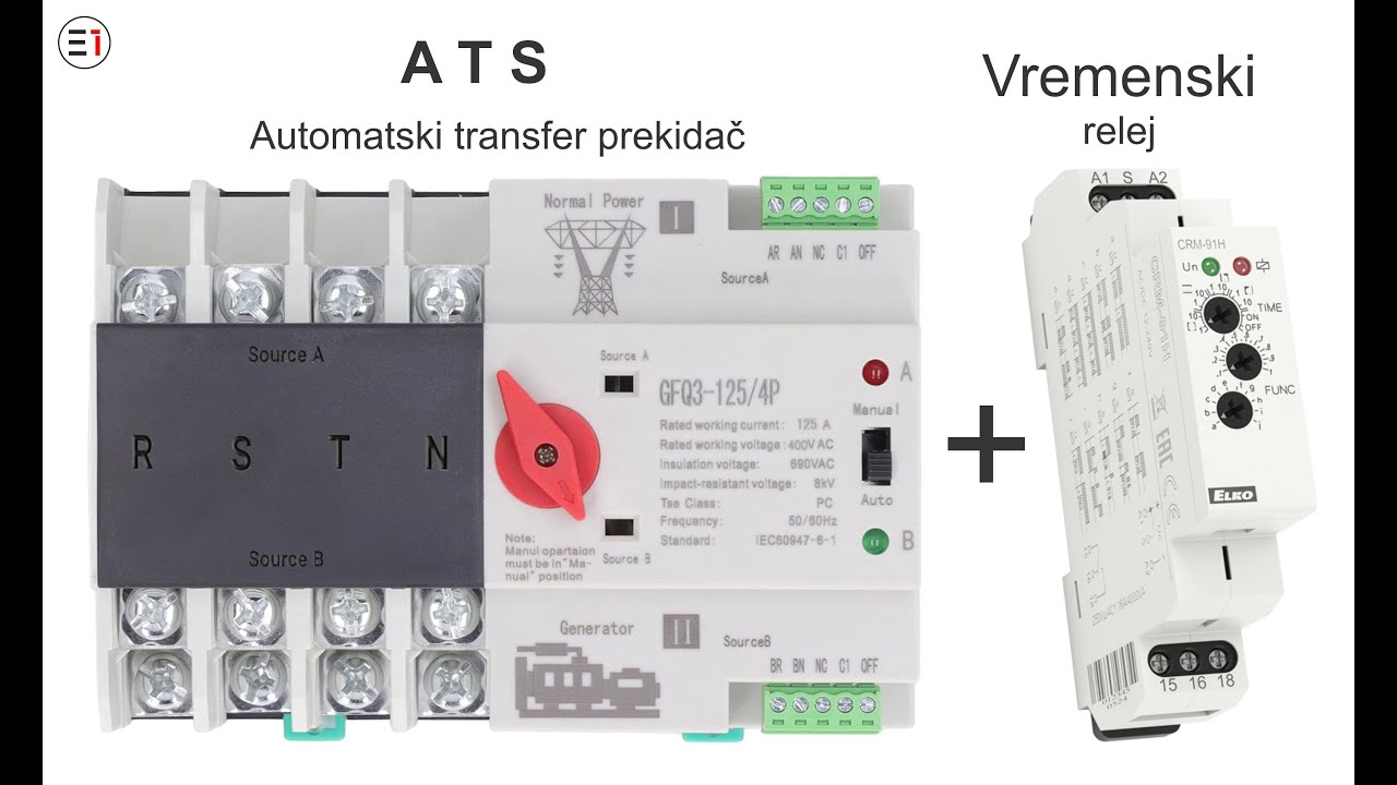 ATS i ugradnja vremenskog releja