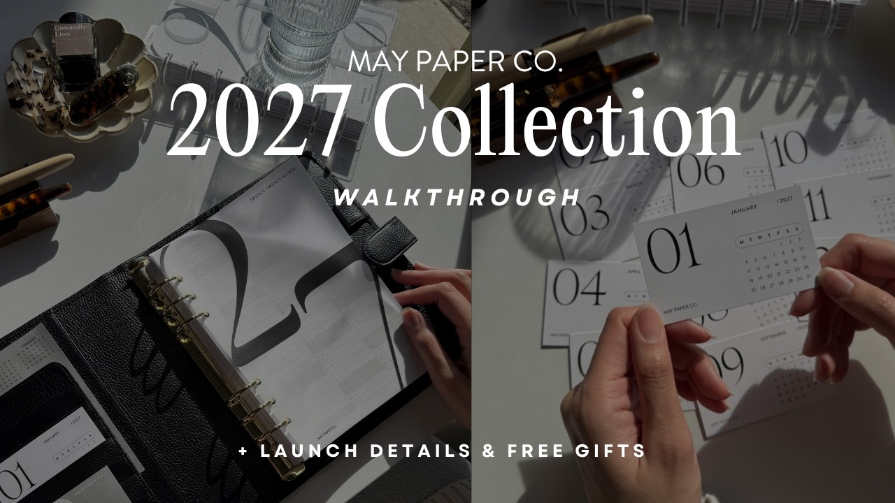Вставки для планера на 2027 год: полный обзор коллекции | May Paper Co.