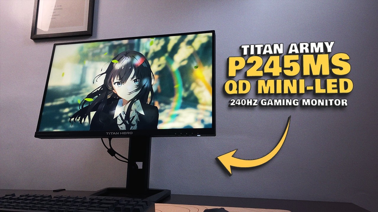 Titan Army P245MS Review - 240hz QD-MiniLED Gaming Monitor!