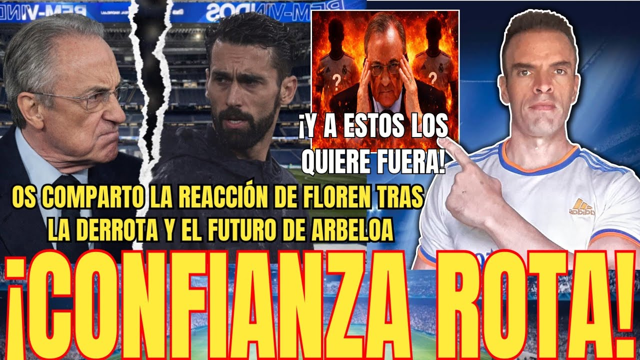💥CONFIANZA ROTA | La reacción de Florentino tras la derrota Osasuna 2-1 R.MADRID 