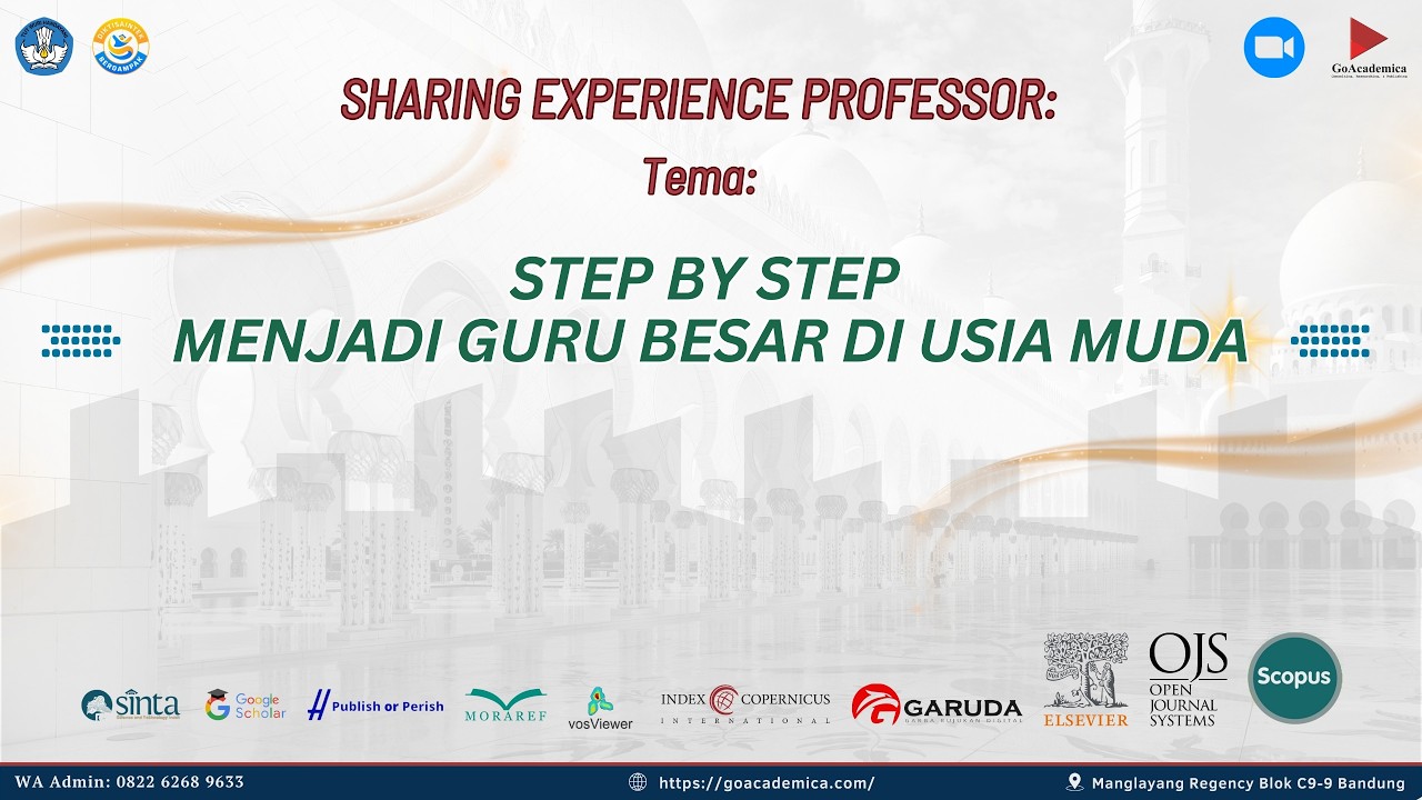 STEP BY STEP JADI PROFESSOR : SHARING EXPERIENCE PROFESSOR | PROF. IWAN | GOACADEMICA
