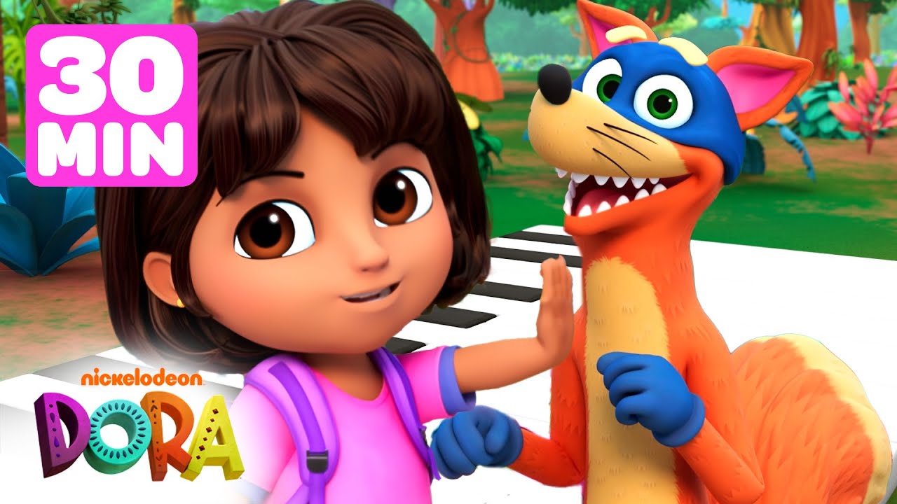 ¡Swiper, no deslizar! ✋ Los mejores momentos de Dora y Swiper en 30 minutos | Dora y sus amigos