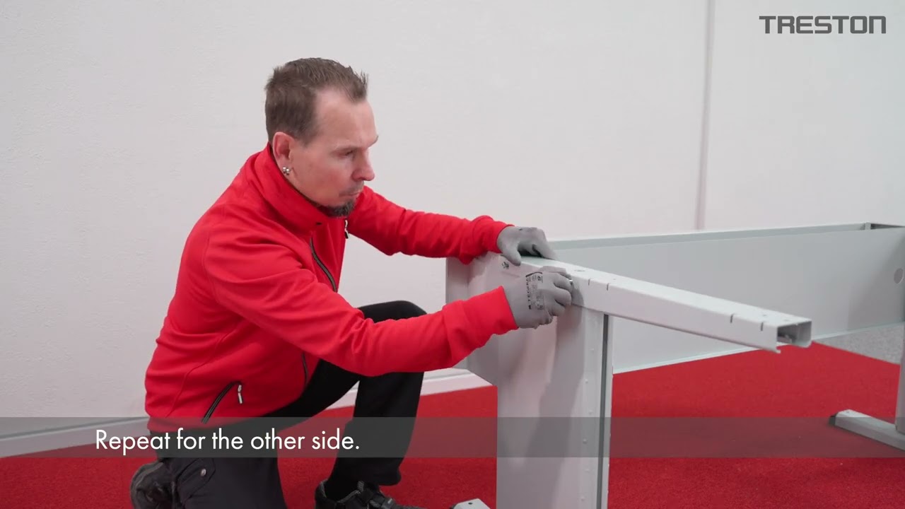 How to assemble Concept Ergo 900 Allen key adjustable workbench