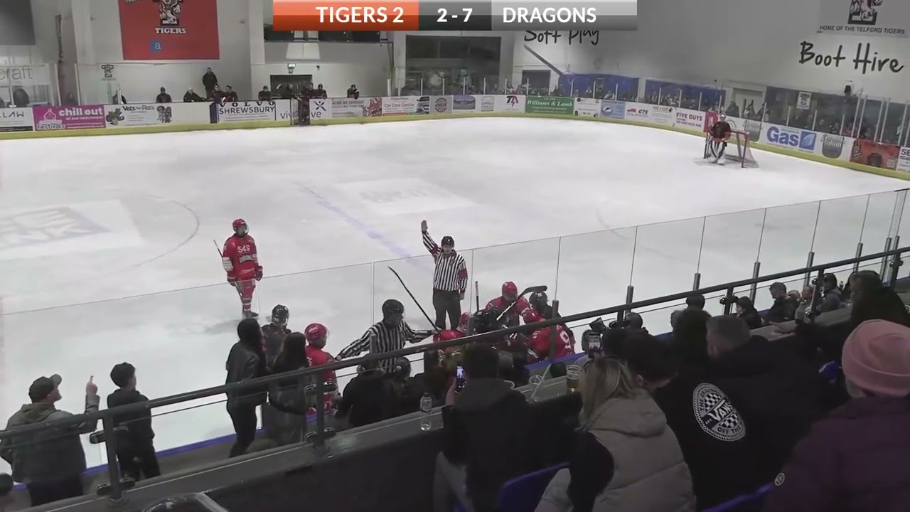 Ryan Broster-Jones Hits Taylor Stanton NIHL 1 14-3-26