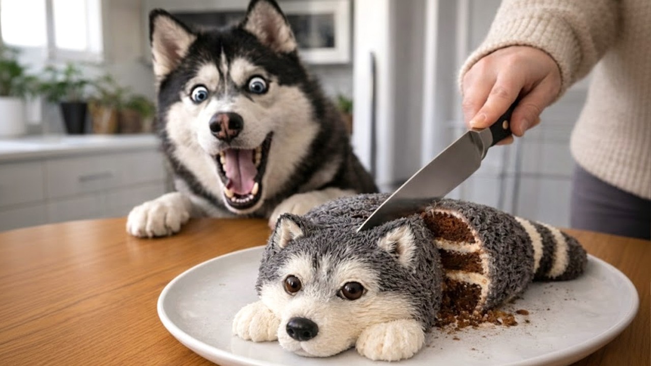 Dog and Cat Reactions to Cutting Cake 😱 Funny Dog and Cat Reactions 2026
