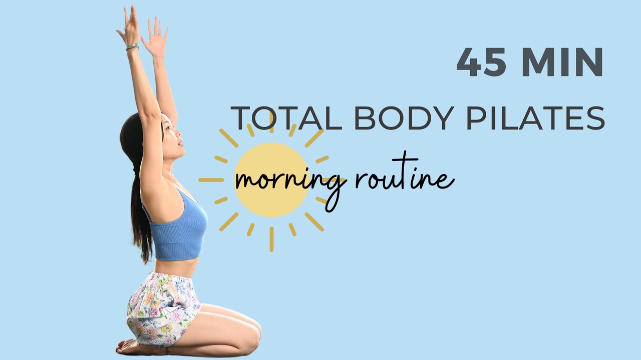 45 MIN TOTAL BODY PILATES WORKOUT FOR FAT BURNING & TONING UP