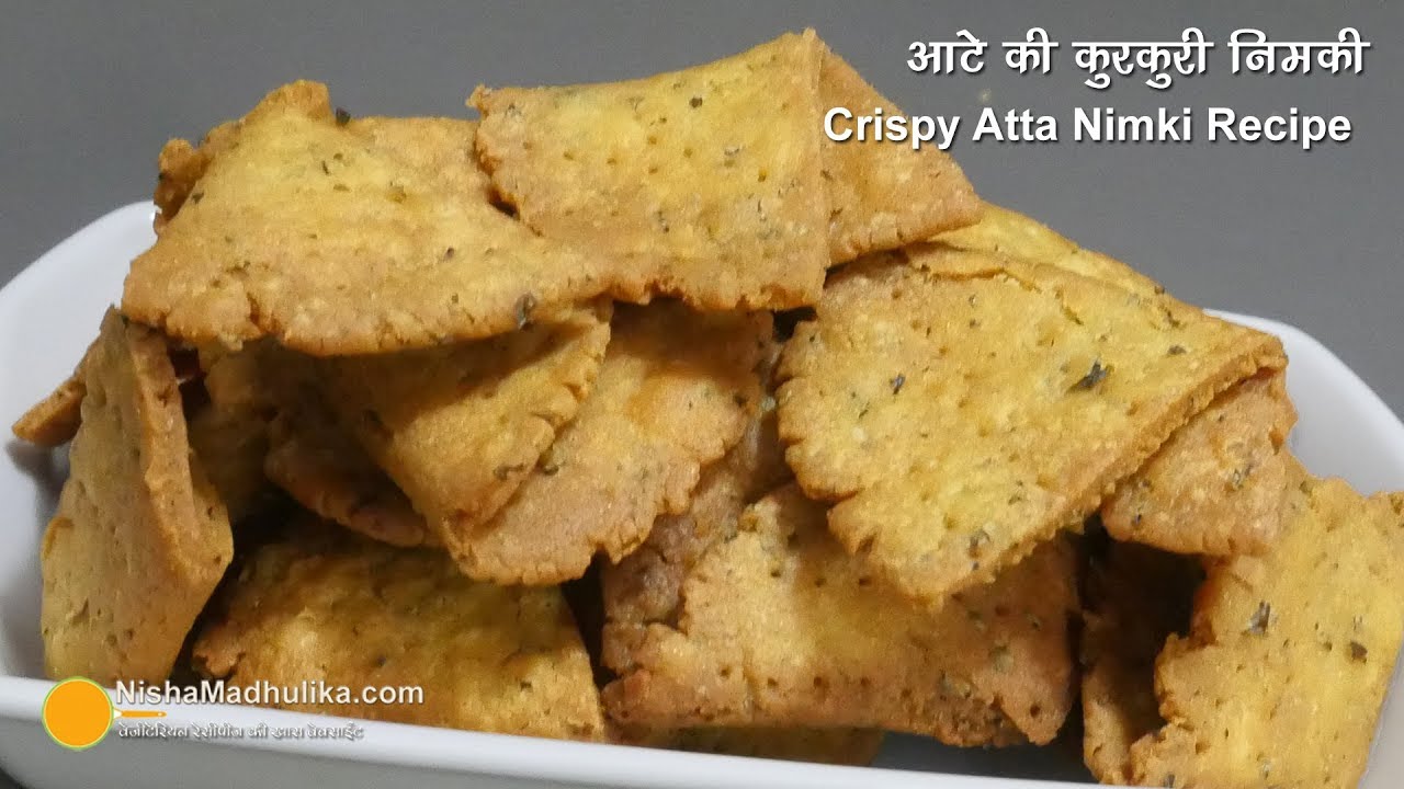 आटे की खस्ता नमकीन निमकी नमकपारे । Crispy Atta Nimki Recipe | Atta Namakpara Recipe