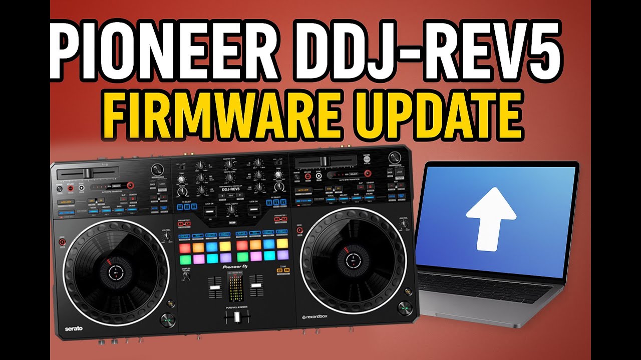 Pioneer DDJ Rev5 Firmware update using firmware manager
