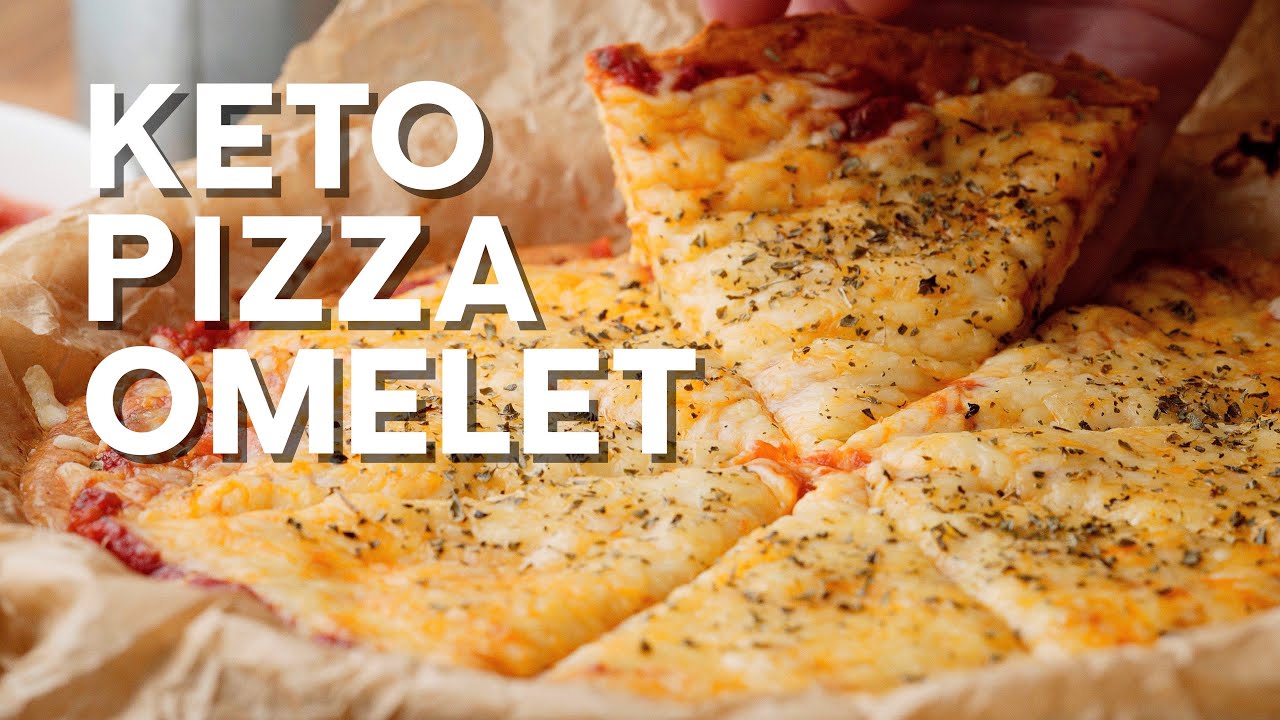 1-Min Recipe &bull; Keto pizza omelet