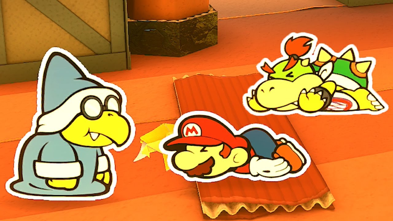 Airship & Hotfoot Crater - Paper Mario: The Origami King Walkthrough