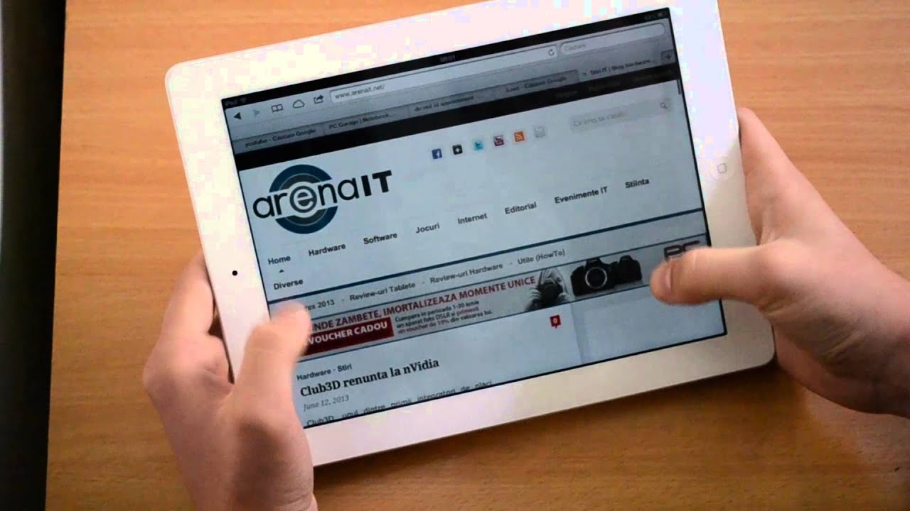 iPad 4 Review in Romana by ArenaIT