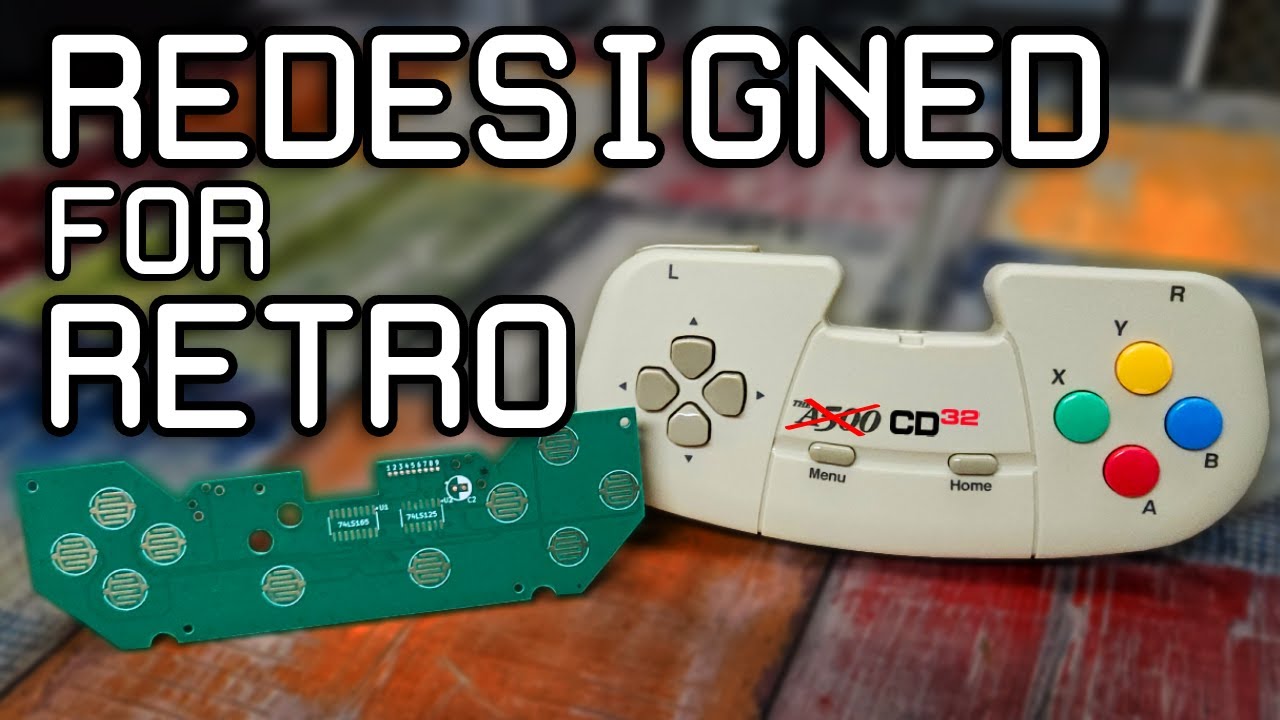 A500 GAMEPAD REDESIGNED for REAL AMIGAS