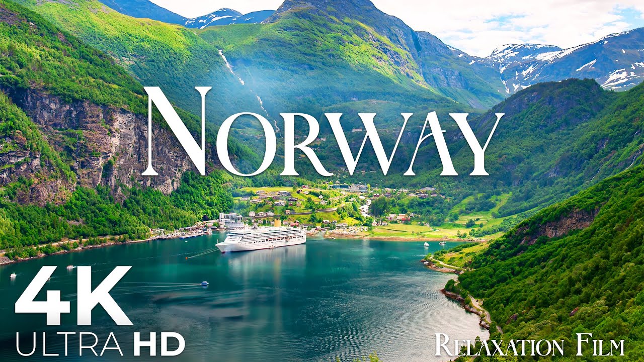 Norway 4K &bull; Peaceful Nature Relaxation Film with Deep Calming Music | 4K Ultra HD