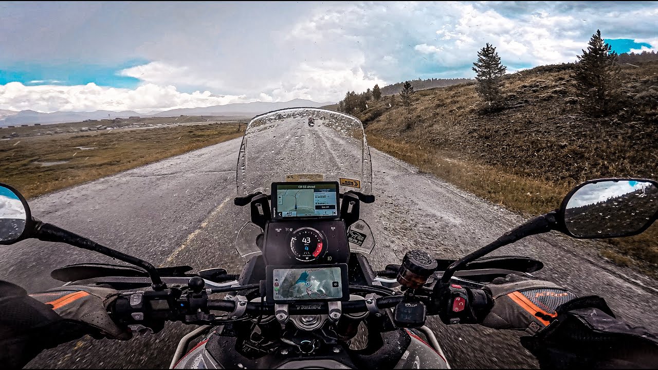 Taylor Park Colorado na motocyklach Adventure. Dni od 12. do 14. na Tigerze 900 i Tenere 700.
