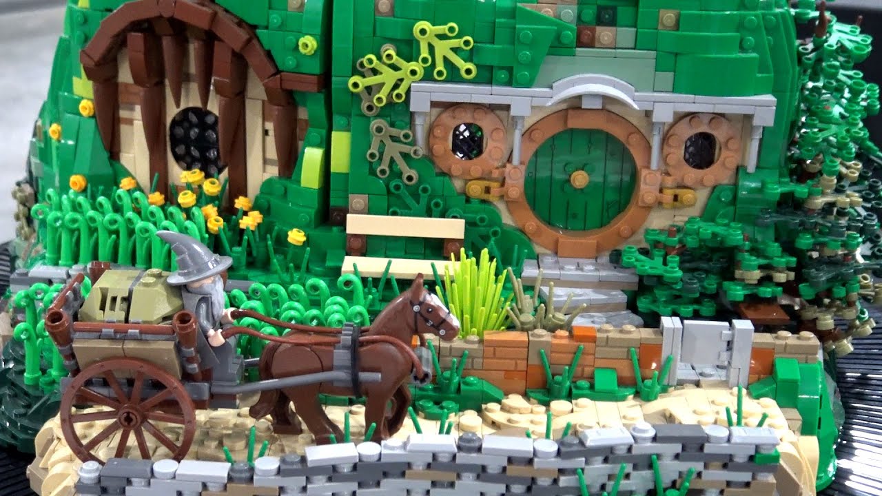 Custom LEGO Bag End with Interior Rooms from The Hobbit