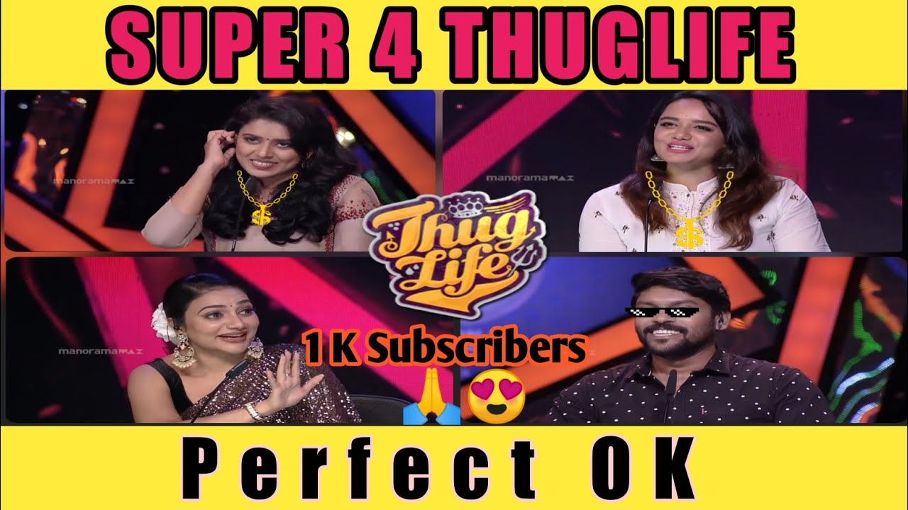 തഗ്ഗ് സ്പെഷ്യലിസ്റ്  😎 |Judges Thug Life|Thug Life in Super4 Season2|Rimu vs Vidhu|Super4 Comedy