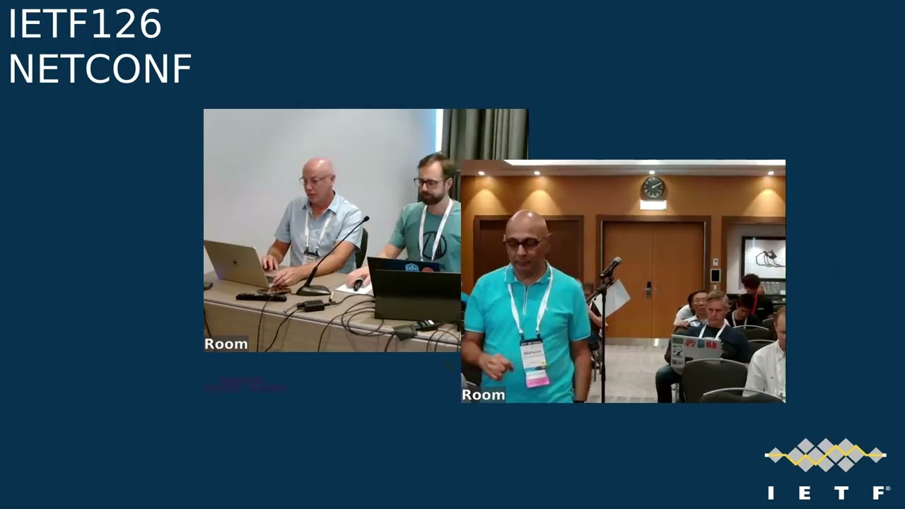IETF 126: Network Configuration (NETCONF) 2026-07-21 12:00