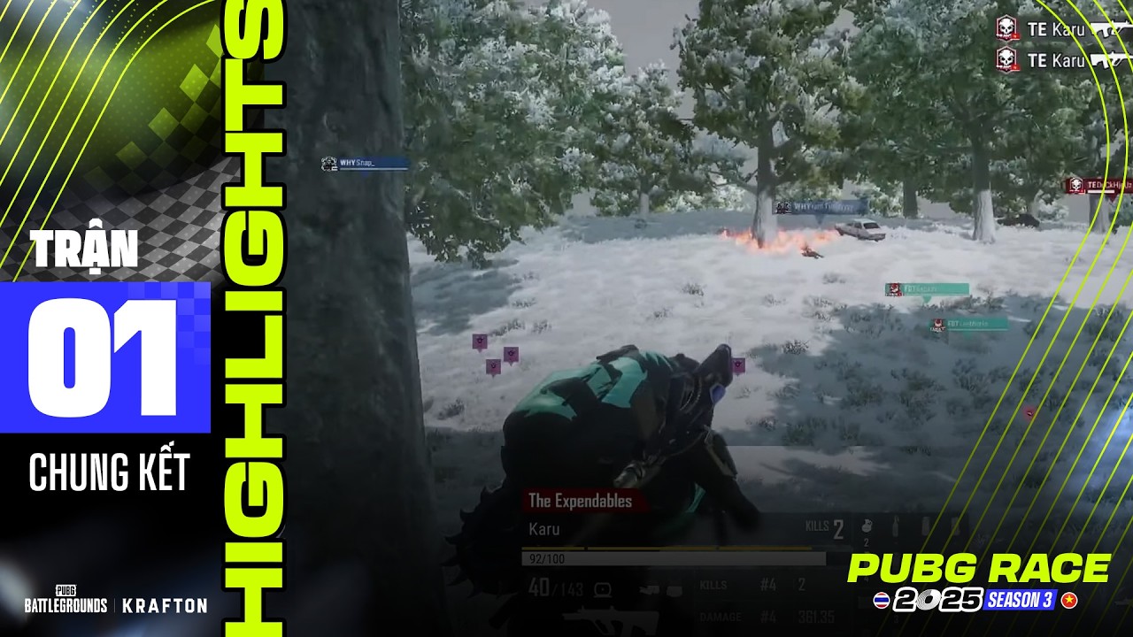 🏆[Highlight PUBG RACE S3] Trận 1: Màn độc tấu của TDuy - FL mở tiệc cơm gà với 7 Kills