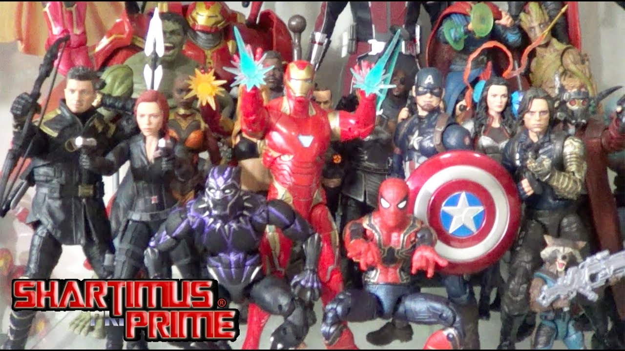 Marvel Legends Collection Clean-Up Display Video MCU, Avengers, X-Men, and Fantastic 4 Shelves