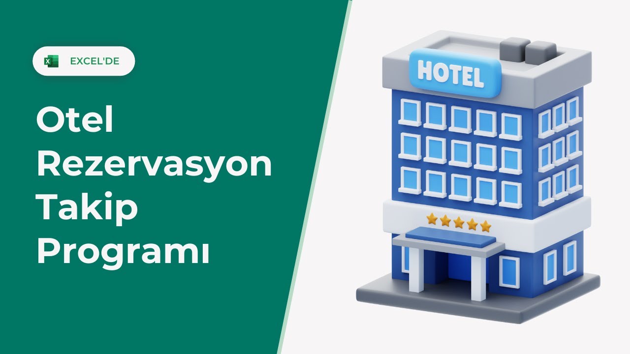 Excel Otel Rezervasyon Takip Programı | EXCEL 751