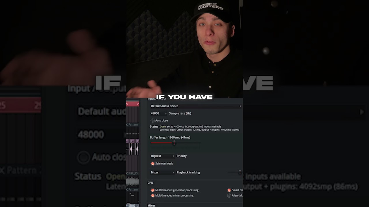 HOW TO FIX FL STUDIO LAG - CPU Overload FL Studio Fix - Tutorial #flstudio #flstudiotutorial
