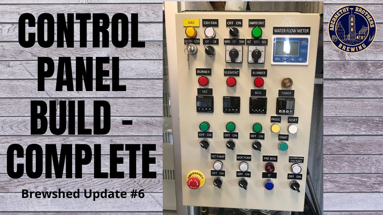 Brewshed Update #6 - Control Panel Build 2