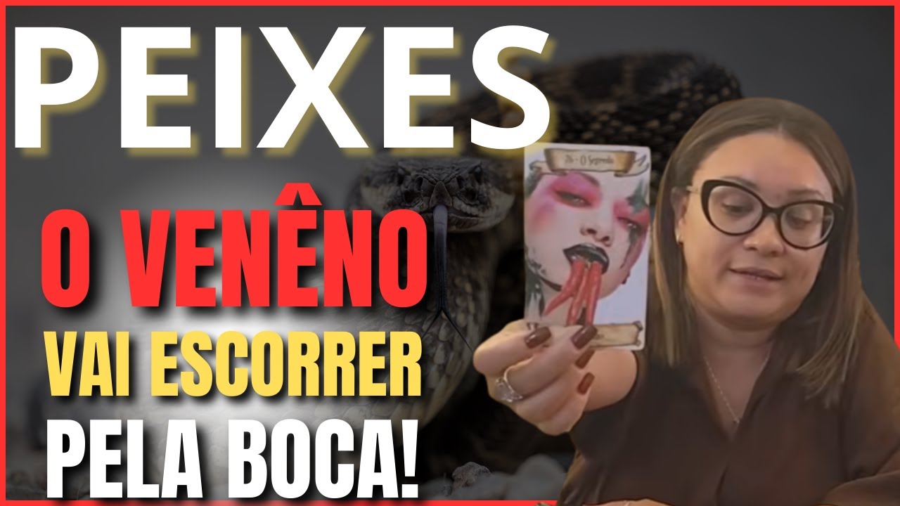 PEIXES AS INTEÇÕES DELA NÃO SÃO BOAS... CONVERSAS DIFÍCIL CHEGANDO! VC VAI COLOCA-LA CONTRA PAREDE!