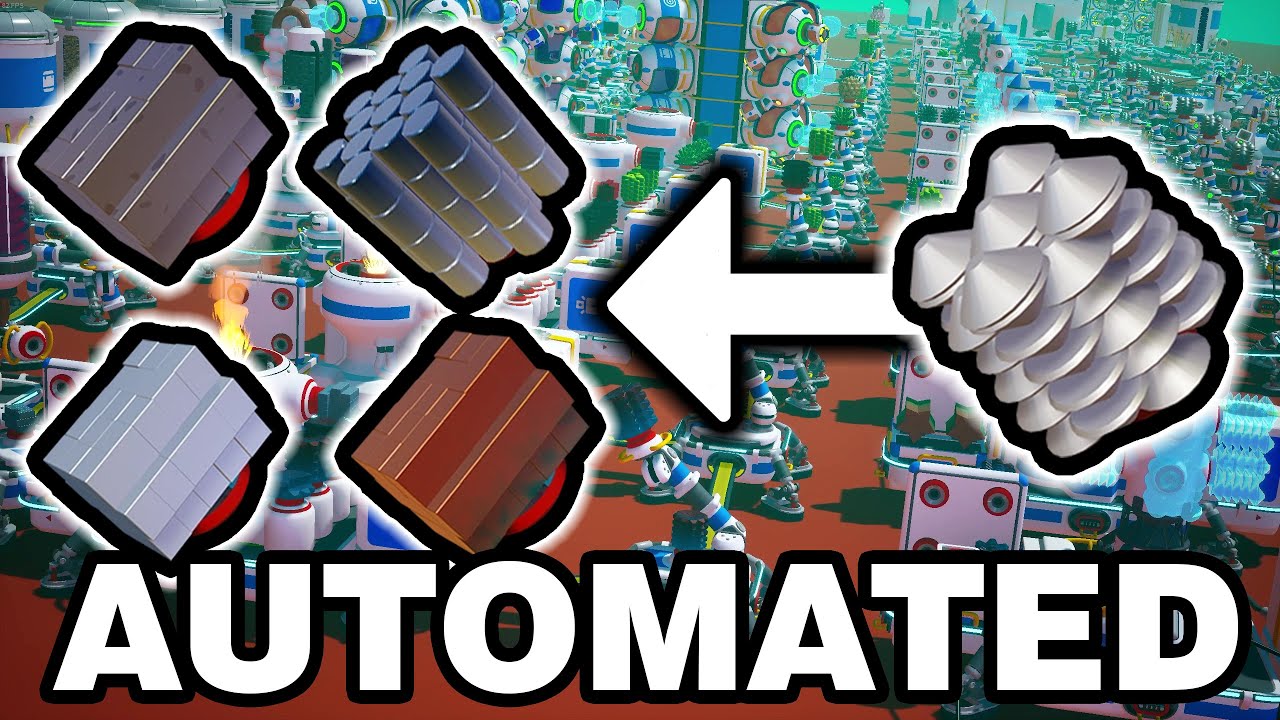 Automating Aluminum Alloy Using SCRAP - Astroneer Factory