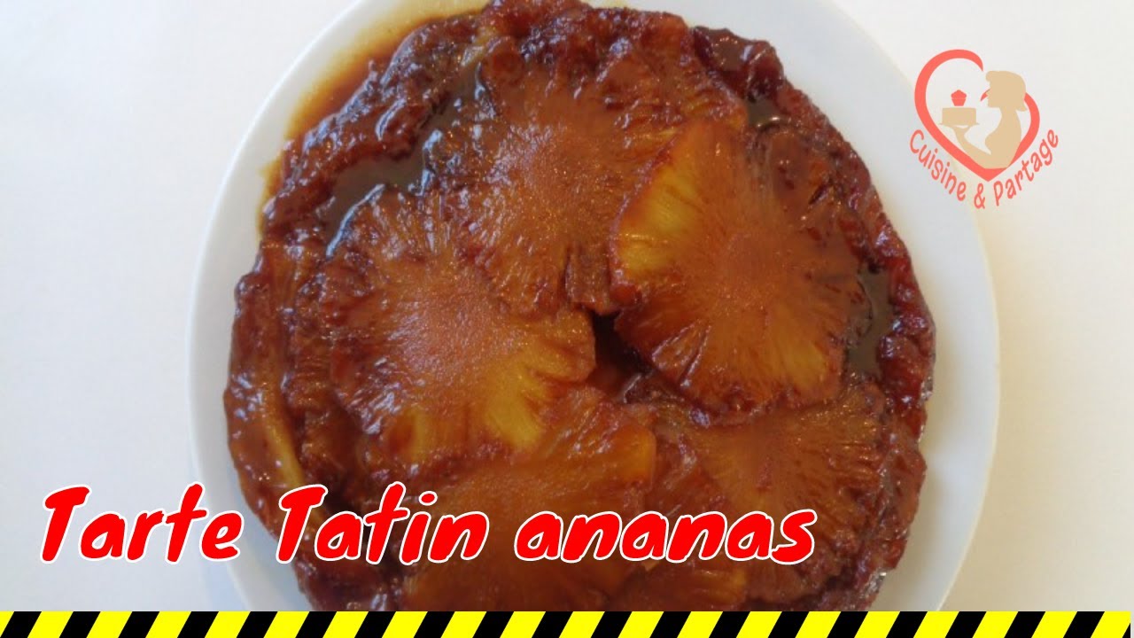 Tatin Ananas caramel rhum blanc.