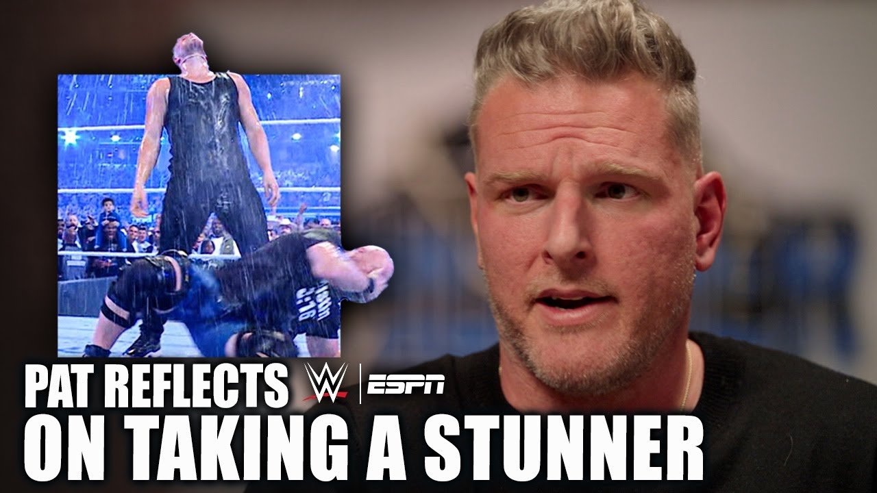 Pat McAfee says taking a 'Stone Cold Stunner' was an 'absolute honor' | WWE on ESPN