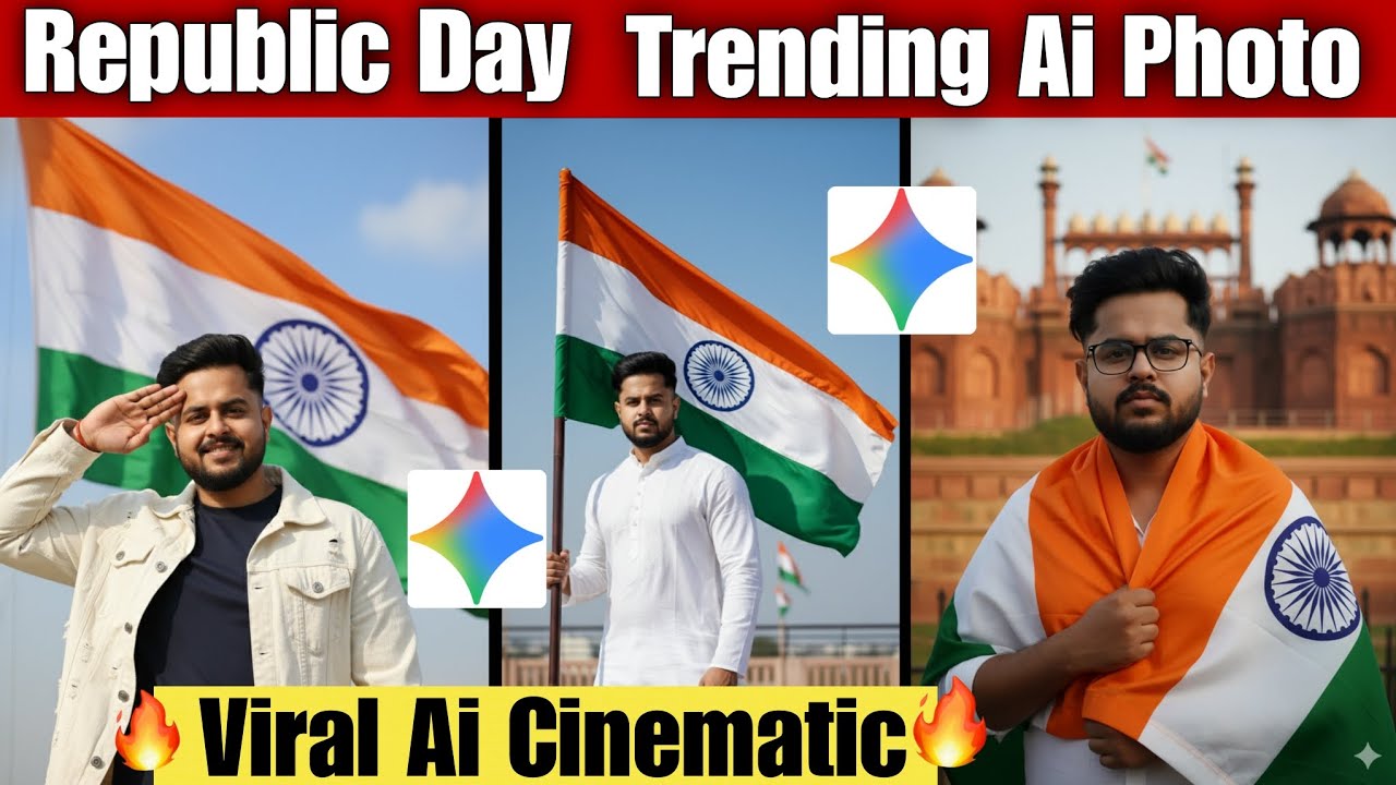 Google Gemeni Trending Photo Edit [ 🇮🇳 26 JANUARY ] Google Gemini Viral Photo Edit Republic Day 2026