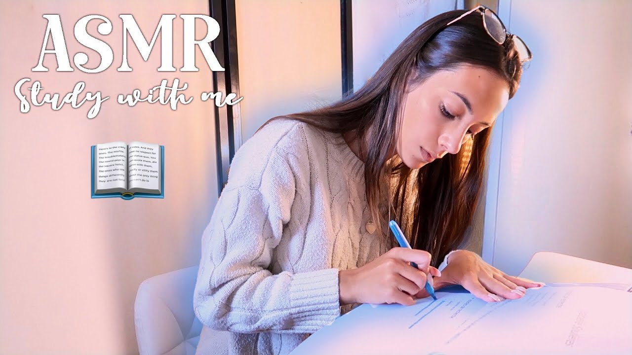 ASMR 3 HOURS 📚 Study with Me to Focus [inaudible whisper, pen, highlighting, etc.]