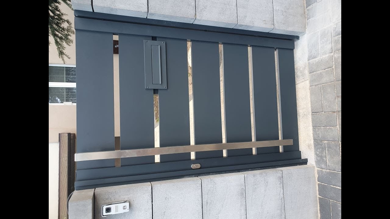 ALUgate montaż furtki aluminiowej AG200 ALUgate