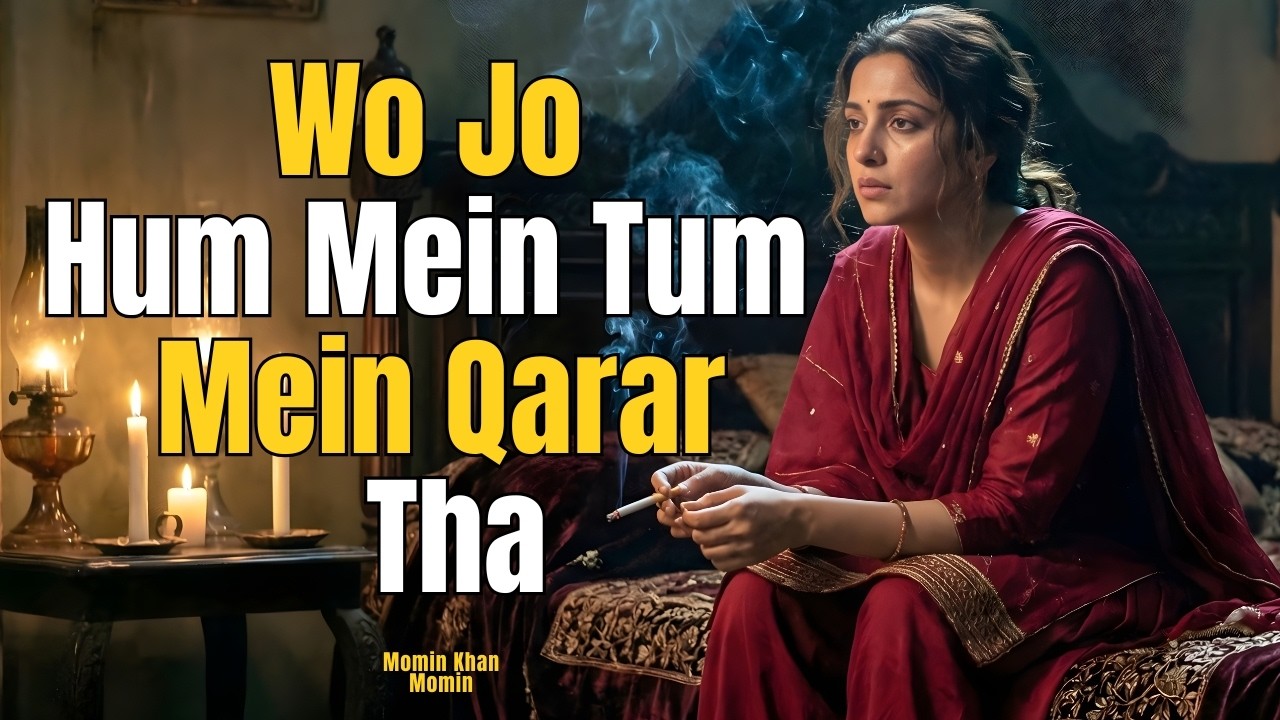 Wo Jo Hum Mein Tum Mein Qarar Tha | Eternal Love & Separation | Momin Khan Momin